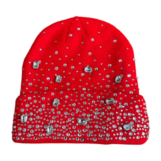 RHINESTONE - THICK BEANIE