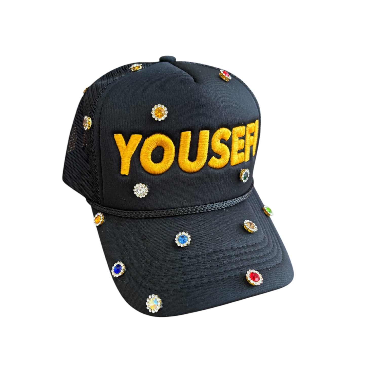 YOUSEFI CRYSTAL TRUCKER HAT