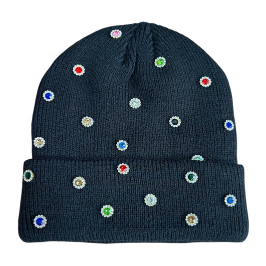 RHINESTONE - THICK BEANIE