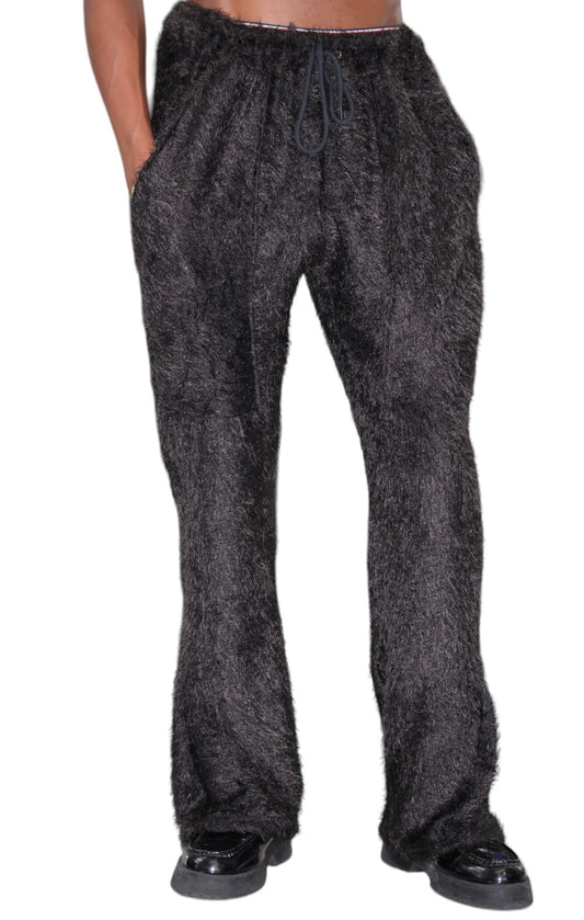 “FINA” Furr Pants Black