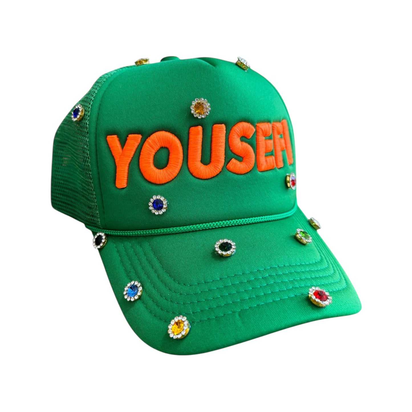 YOUSEFI CRYSTAL TRUCKER HAT