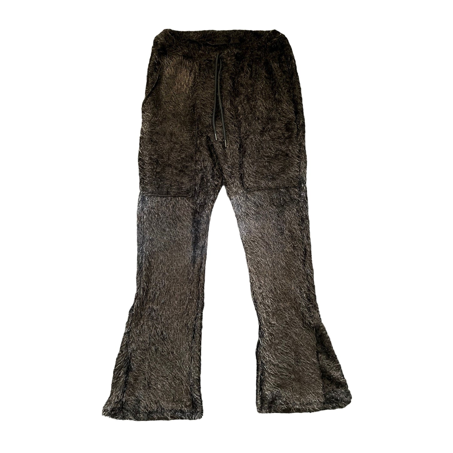 “FINA” Furr Pants Black