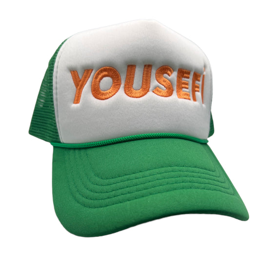 YOUSEFI WHITE GREEN CAP