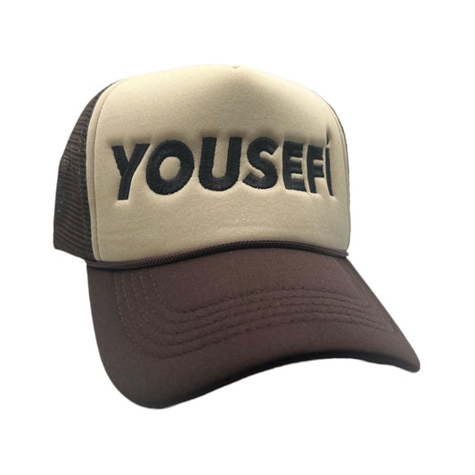 YOUSEFI BROWN CAP